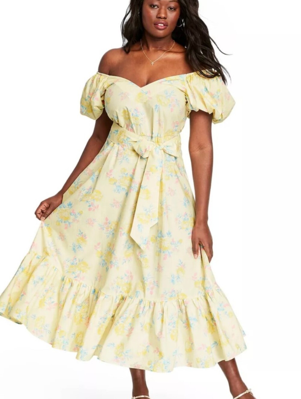 Love Shack Fancy X Target Yellow Floral Dress